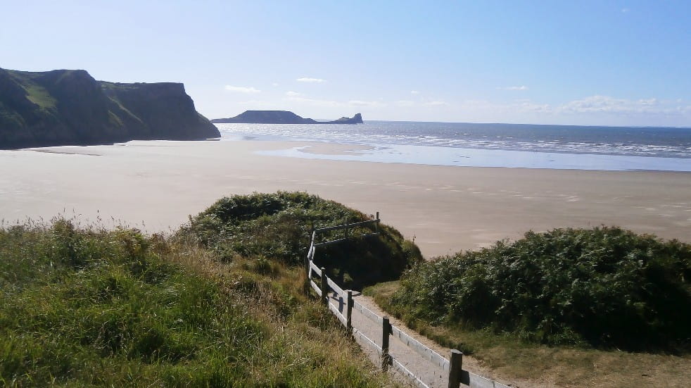 Llanelli Beach wales